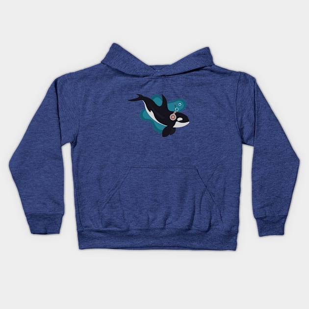 Orca Opera Kids Hoodie by Bluefooted